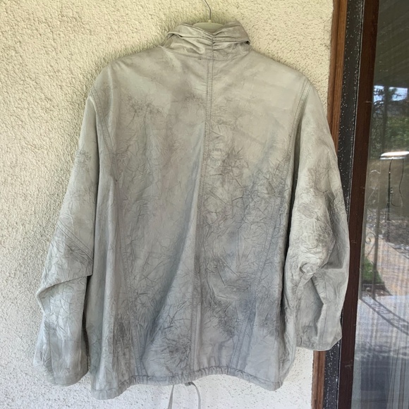 VINTAGE BEGEDOR ITALIAN DISTRESSED CRUSHED LEATHER JACKET - Picture 2 of 3